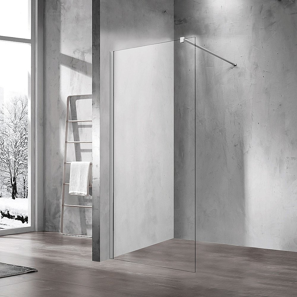 Душевое ограждение Vincea Walk-In VSW-1H700CL 70x200 профиль хром/стекло прозрачное купить в интернет-магазине Sanbest