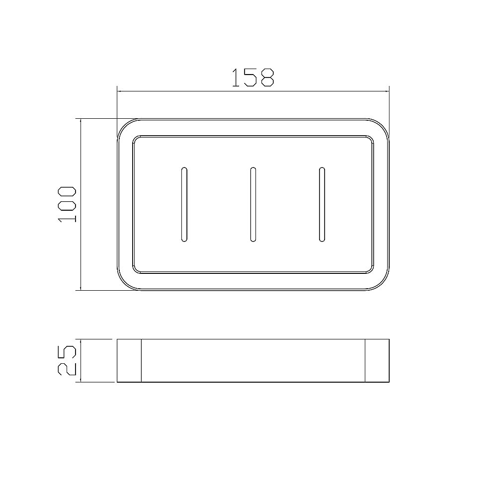 Мыльница с держателем WONZON & WOGHAND CARBON, Черный (WW-7732) купить в интернет-магазине сантехники Sanbest
