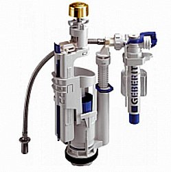 Механизм смыва GLOBO GEBERIT BA016cr хром купить в интернет-магазине сантехники Sanbest