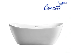 Ванна акриловая CeruttiSpa NEMI170II 10506 170x74 белая купить в интернет-магазине Sanbest