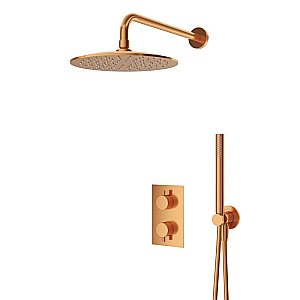 Душевая система Cezares LEAF-DSIP-T-25-SS Sunset золото купить в интернет-магазине сантехники Sanbest