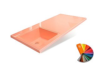 Раковина Эстет Даллас 100 любой цвет под заказ купить в интернет-магазине Sanbest