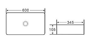 Раковина Armadi Art Vallessi 60 872 белая купить в интернет-магазине Sanbest