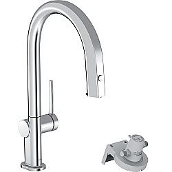 Смеситель для кухни Hansgrohe Aqittura M91 76803000 хром купить в интернет-магазине сантехники Sanbest