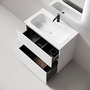 Тумба с раковиной Sancos FOLK Floor FL80FW/CN7012 80 Bianco для ванной в интернет-магазине Sanbest