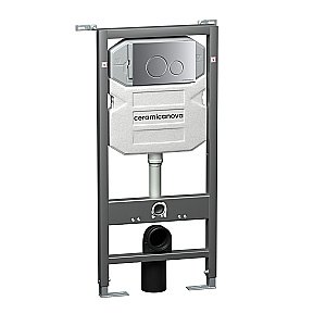 Инсталляция для унитаза Ceramica Nova ENVISION CN1001M с кнопкой смыва Round купить в интернет-магазине сантехники Sanbest