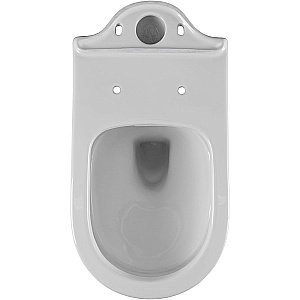 Унитаз напольный Aquanet Ray 326011 безободковый, с бачком, с крышкой микролифт, слив торнадо купить в интернет-магазине Sanbest