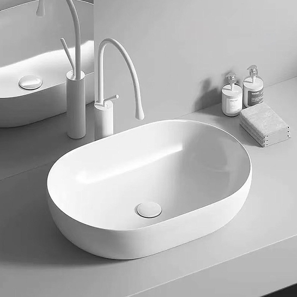 Раковина накладная RGW GS-82 80121082-01 белая купить в интернет-магазине Sanbest