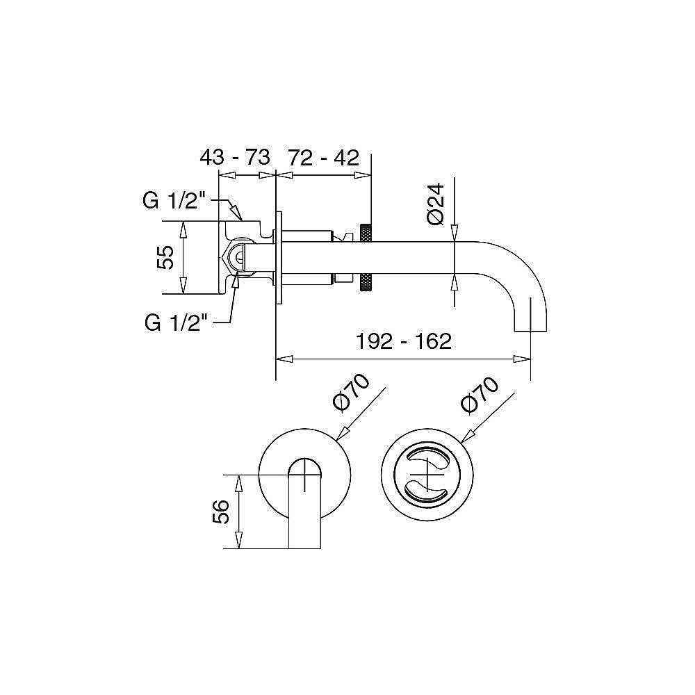 Смеситель для раковины Migliore Reversa 28189 хром купить в интернет-магазине сантехники Sanbest