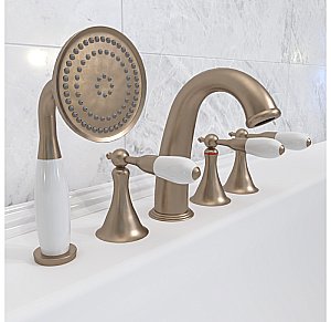 Смеситель для ванны Радомир Ретро 1-27-2-0-0-627 хром купить в интернет-магазине сантехники Sanbest