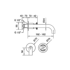 Смеситель для раковины Migliore Reversa 28189 хром купить в интернет-магазине сантехники Sanbest