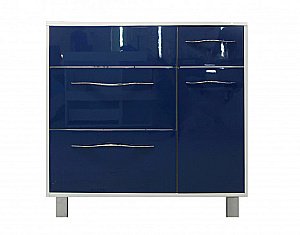 Тумба с раковиной Эстет Barcelona 90 напольная 3 ящика, 1 дверь/любой цвет тумбы и раковины под заказ для ванной в интернет-магазине Sanbest