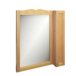 Зеркальный шкаф с подсветкой Orange КЛАССИК F7-85ZS2 85 Тик купить в интернет-магазине сантехники Sanbest