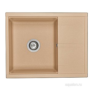 Мойка для кухни Акватон Делия 65 1A718632DE260 бежевый купить в интернет-магазине сантехники Sanbest