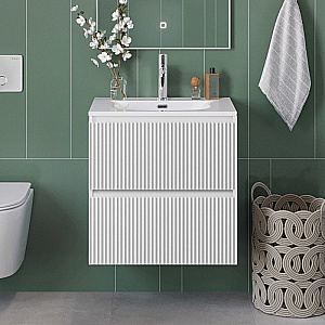 Тумба с раковиной BelBagno UNO-MINI 50 Bianco Opaco для ванной в интернет-магазине Sanbest