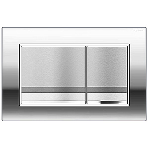 Кнопка для инсталляции Azario NEW AZ-001.02 хром купить в интернет-магазине сантехники Sanbest