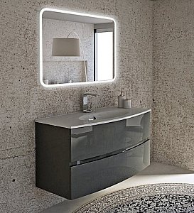 Тумба с раковиной Cezares DALILA 100 Antracite для ванной в интернет-магазине Sanbest