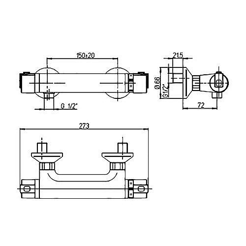 Смеситель для душа PAINI Arena 92CR511TH хром купить в интернет-магазине сантехники Sanbest