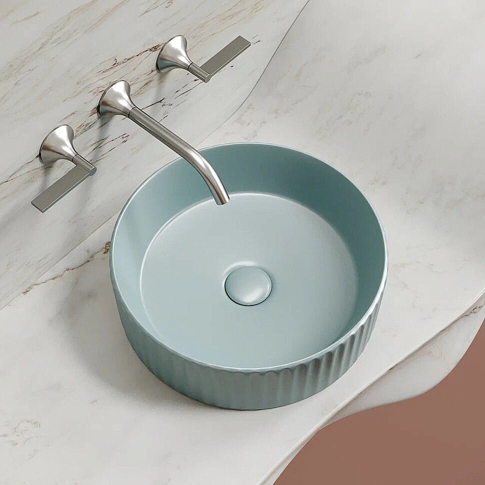 Раковина Ceramica Nova Element CN6057MLG зеленая матовая купить в интернет-магазине Sanbest