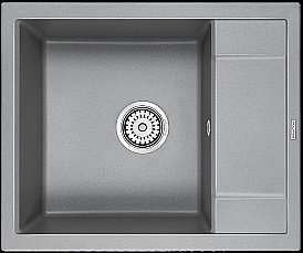 Мойка кухонная Paulmark OPTIMUM PM216050-GRM серый металлик купить в интернет-магазине сантехники Sanbest