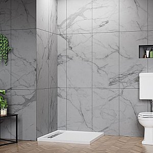 Душевой поддон BelBagno TRAY-BB-DUE-A-100-4-W0 100х100 белый купить в интернет-магазине Sanbest