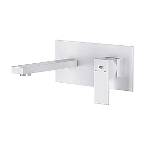 Смеситель для раковины D&K Bayern.Liszt DA1514408 белый матовый купить в интернет-магазине сантехники Sanbest
