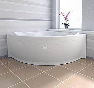 Ванна с гидромассажем Радомир Сандра 2-81-2-0-0-221 149х149 ТЕРАПИЯ ХРОМ белая купить в интернет-магазине Sanbest