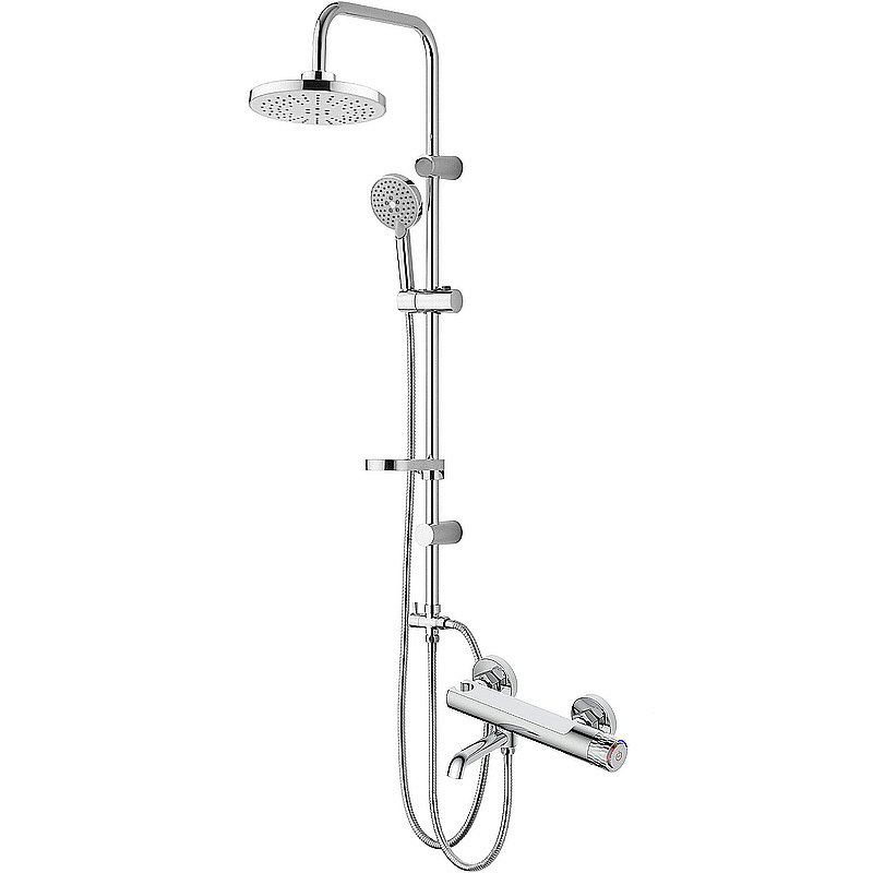 Душевая система Orange Push M02-912cr хром купить в интернет-магазине сантехники Sanbest