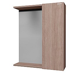 Зеркало со шкафом Grossman Юнит 70 2070112 кадена вуд в ванную от интернет-магазине сантехники Sanbest