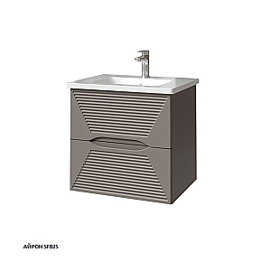 Тумба с раковиной Caprigo Modo-Terza 60 с интегрированной ручкой, цвет на выбор для ванной в интернет-магазине Sanbest