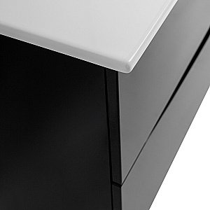 Тумба с раковиной BelBagno MARINO-CER-N-1200-2C-SO-NL-P Nero Lucido для ванной в интернет-магазине Sanbest