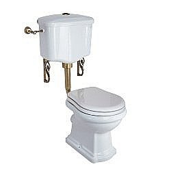 Унитаз Migliore Bella 31107 белый/бронза купить в интернет-магазине Sanbest