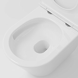 Унитаз подвесной Vincea Vito VT1-23T белый, с крышкой микролифт, безободковый, слив-торнадо купить в интернет-магазине Sanbest