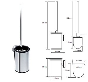 Ёршик подвесной Bemeta Omega 104913112 купить в интернет-магазине сантехники Sanbest