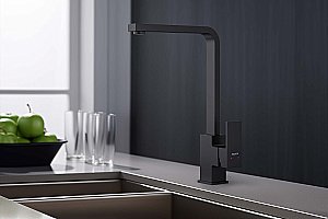 Смеситель для кухни Aquatek Либра AQ1680MB черный матовый купить в интернет-магазине сантехники Sanbest