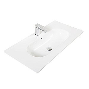 Тумба с раковиной BelBagno KRAFT 90 2C-SO/LOV-900-LVB Bianco Opaco для ванной в интернет-магазине Sanbest