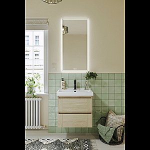 Тумба с раковиной Aqwella Astrid 60 AST0106 дуб давос для ванной в интернет-магазине Sanbest