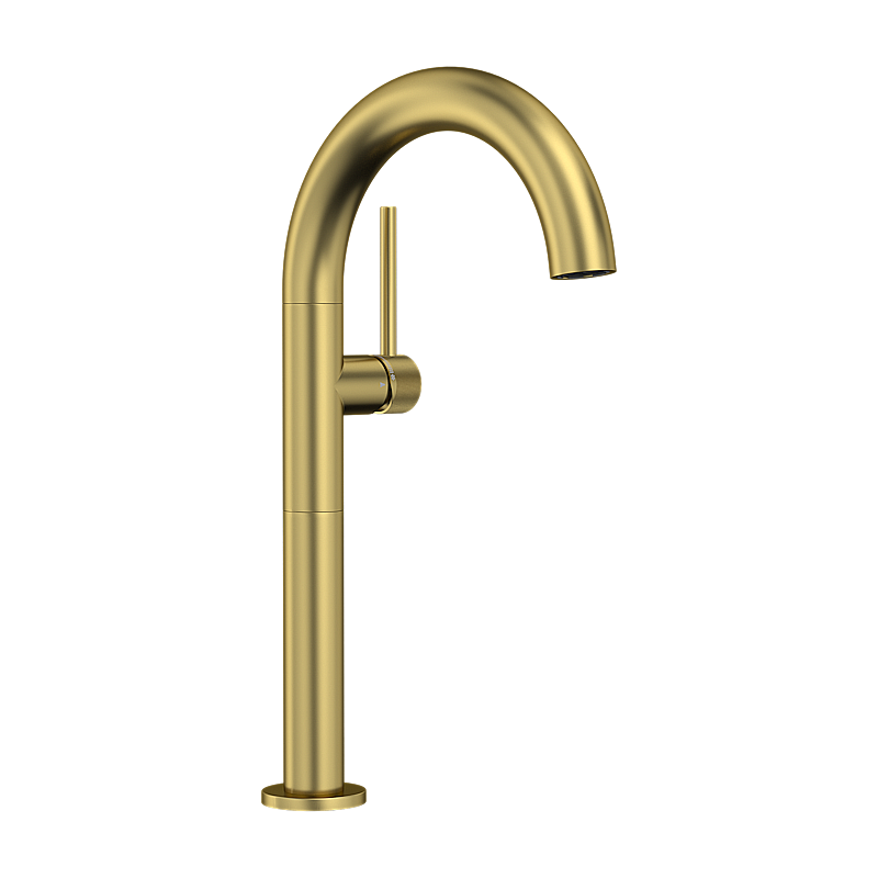 Смеситель для раковины Elghansa RADIANT XQ 16H3781-MattGold матовое золото купить в интернет-магазине сантехники Sanbest