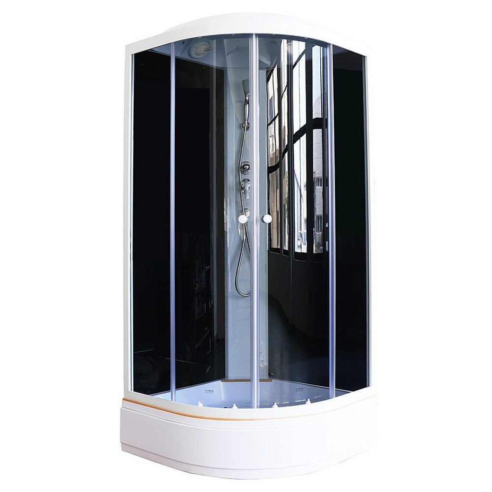 Душевая кабина Parly Classic Эконом ECM921, тропический душ, белая, 90×90 см купить в интернет-магазине Sanbest