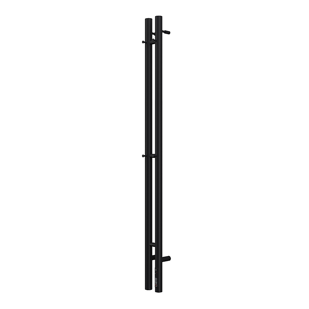 Полотенцесушитель электрический TERMINUS DUO 1200 4670078573926 черный матовый купить в интернет-магазине сантехники Sanbest