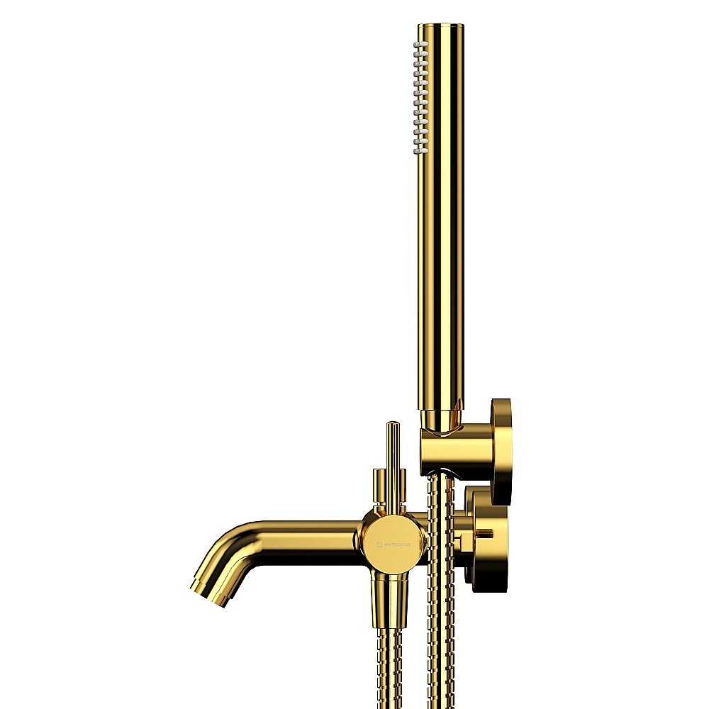 Смеситель для ванны WhiteCross Y Y1231GL золото купить в интернет-магазине сантехники Sanbest