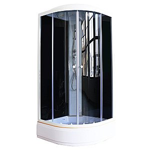 Душевая кабина Parly Classic Эконом ECM921, тропический душ, белая, 90×90 см купить в интернет-магазине Sanbest