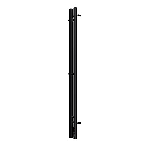 Полотенцесушитель электрический TERMINUS DUO 1200 4670078573926 черный матовый купить в интернет-магазине сантехники Sanbest