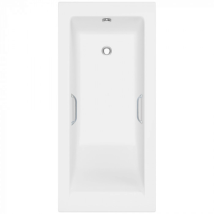 Ванна Delice Diapason DLR330063R-M 175х70 белая матовая/ручки хром купить в интернет-магазине Sanbest