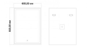 Зеркало Art&Max ZOE AM-Zoe-600-800-DS-F в ванную от интернет-магазине сантехники Sanbest