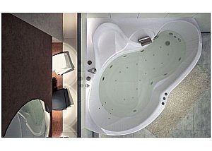 Ванна Aquanet Bellona 165 с г/м Relax с к/с купить в интернет-магазине Sanbest