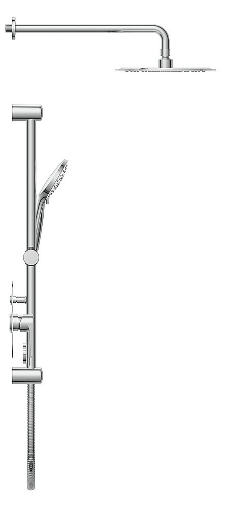 Душевая система Cersanit MODUO 64087 хром купить в интернет-магазине сантехники Sanbest