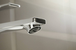 Смеситель для раковины Hansgrohe Rebris E 72581000 хром купить в интернет-магазине сантехники Sanbest