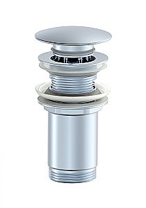 Донный клапан для раковины 1 1/4 WONZON & WOGHAND, Хром (WW-88SS09-CR) купить в интернет-магазине сантехники Sanbest