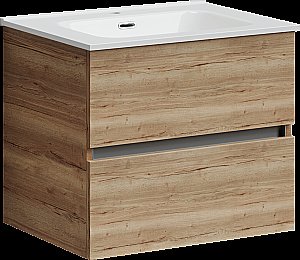 Тумба с раковиной Sancos Urban UR60EG дуб галифакс для ванной в интернет-магазине Sanbest